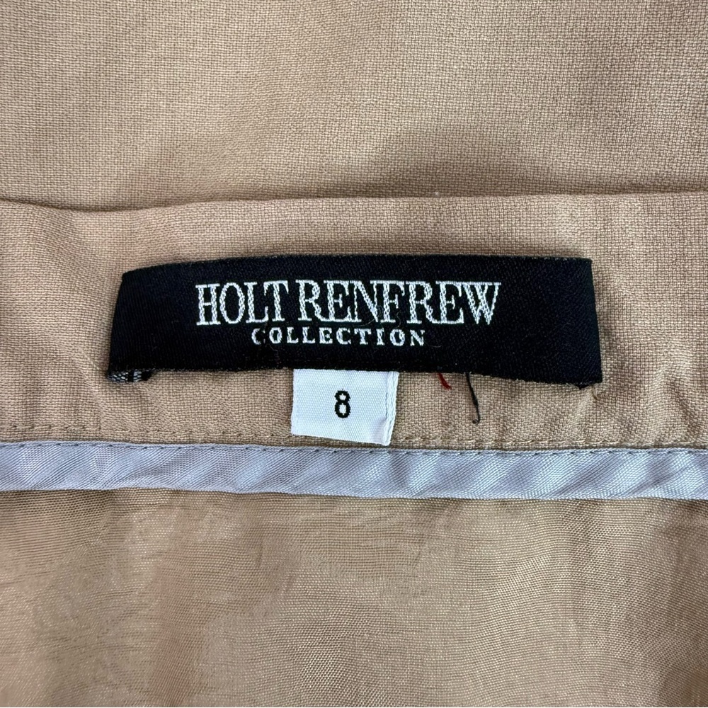 Holt Renfrew collection skirt, vintage, Long style Elegant Tan Women's Skirt - Picture 6 of 8